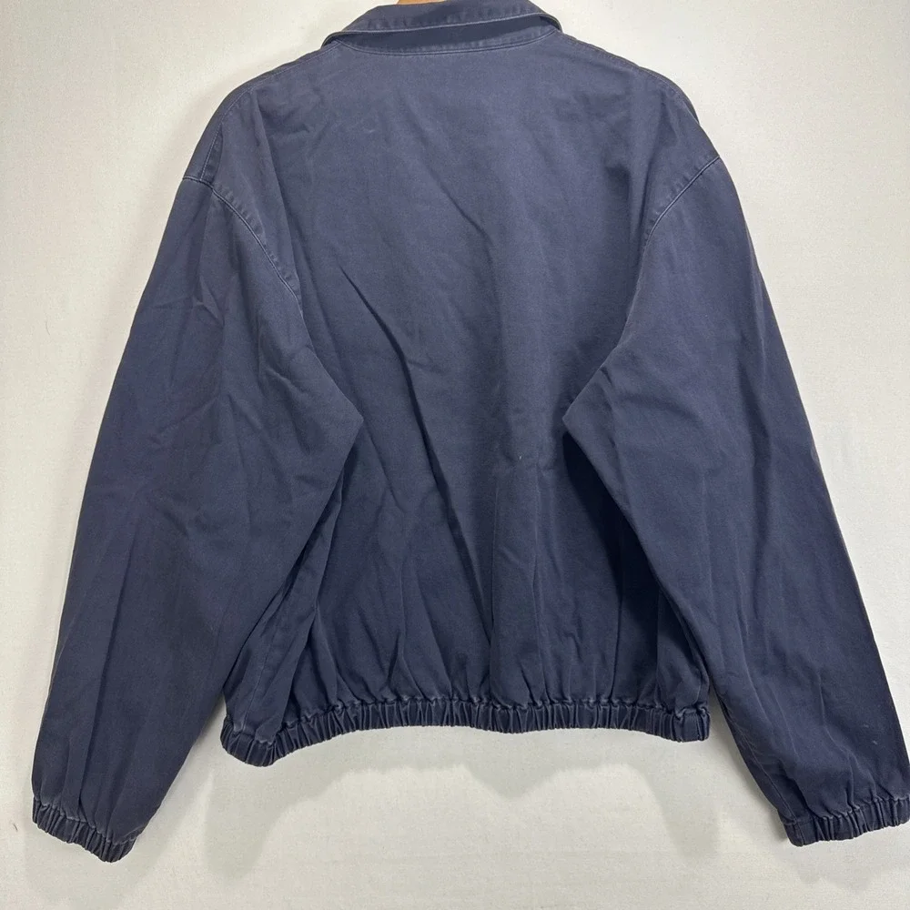 VTG 80s Polo Ralph Lauren Jacket Mens XL Blue‎ Full Zip USA Made Jacket